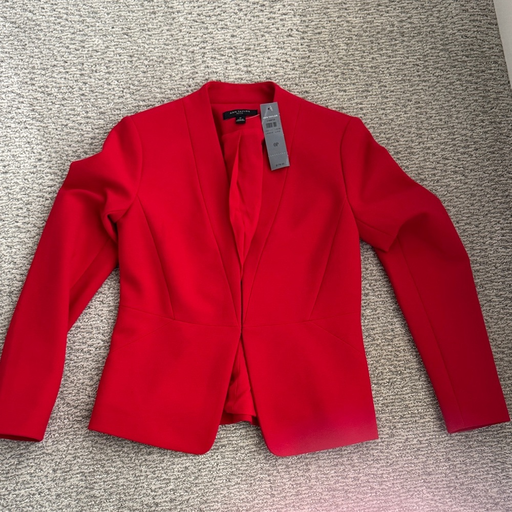 Ann Taylor Bold Red Women's Blazer